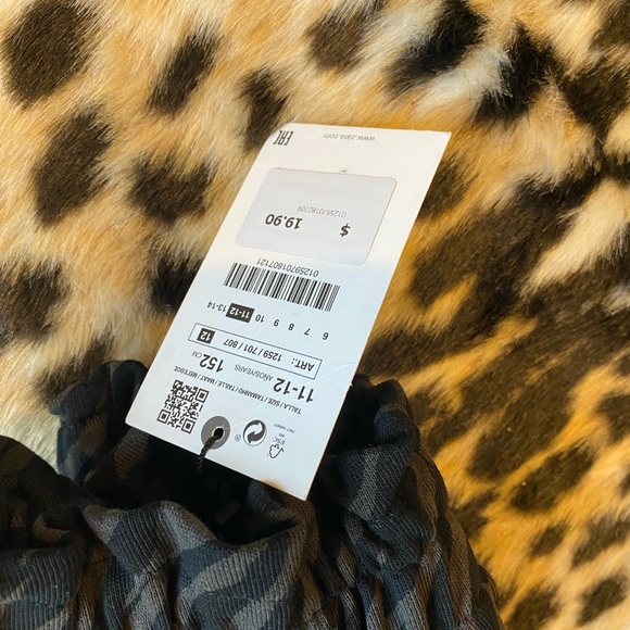 Zara zebra sweatpants NWT - Picture 4 of 5